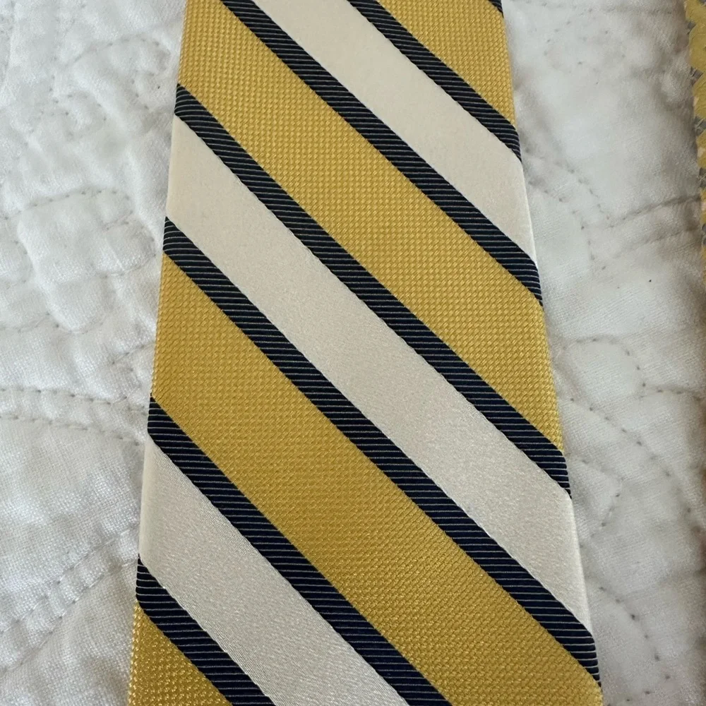 Lord & Taylor Yellow and Blue Boys Tie Collection 6-12